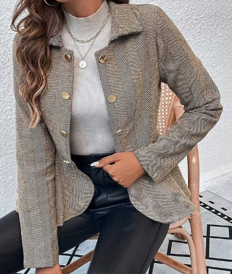 Blazer In Tweed per Donna